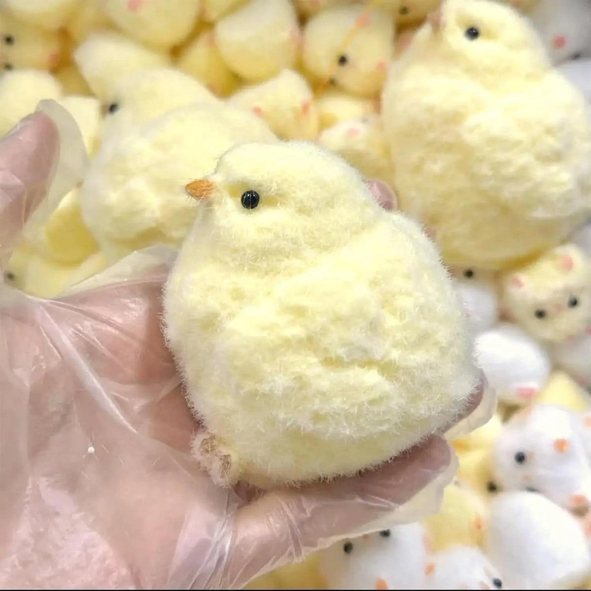 Fluffy Chick Squishy Toy – Soft Stress Relief Fidget