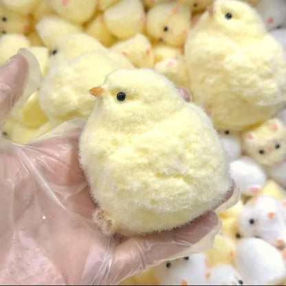 Fluffy Chick Squishy Toy – Soft Stress Relief Fidget