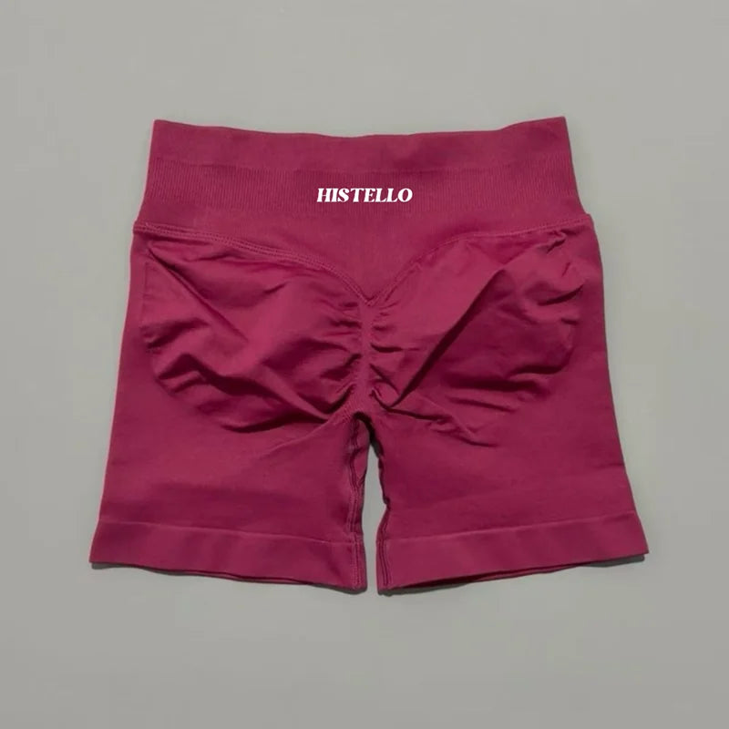 Seamless High-Waist Workout Shorts for Women
