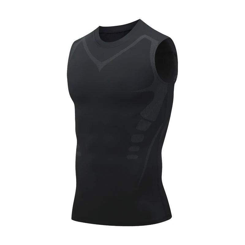 Men's Compression Tank Top – Sleeveless Quick-Dry Gym Shirt