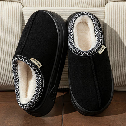 Plush Fur Slippers – Warm Anti-Slip Indoor Outdoor Shoes