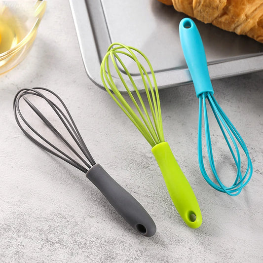 Mini Silicone Whisk – 6-Inch Manual Egg Beater for Baking