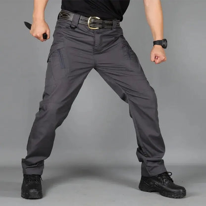 Men's Military Tactical Cargo Pants – Waterproof Multi-Pocket Outdoor Trousers