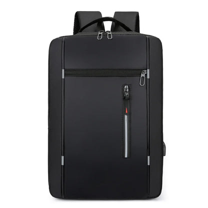 Waterproof Business Laptop Backpack with USB Charging Port