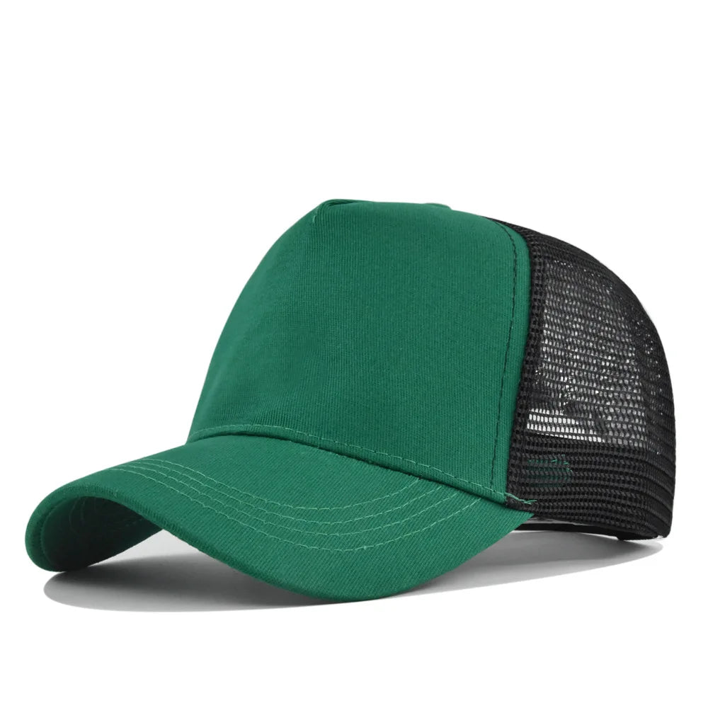 5-Panel Mesh Trucker Cap – Breathable Baseball Hat for Men & Women