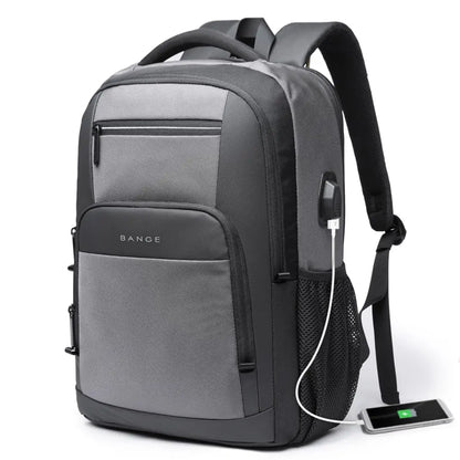 15.6" Laptop Backpack with USB Charging Port - Waterproof Travel Daypack