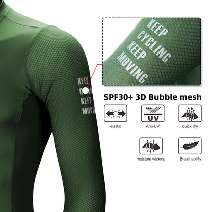 Darevie Long Sleeve Cycling Jersey – SPF 50 UV Protection