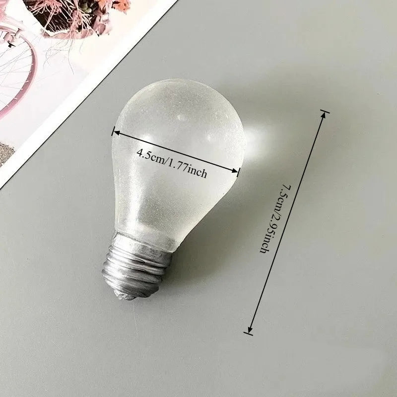 Squishy Light Bulb Squeeze Toy – Slow Rebound Stress Relief Fidget