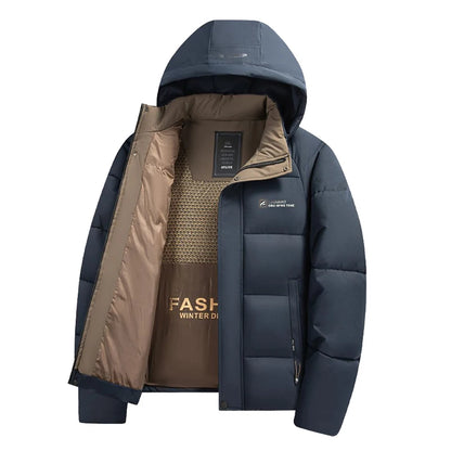 Men's Graphene Insulated Hooded Winter Jacket