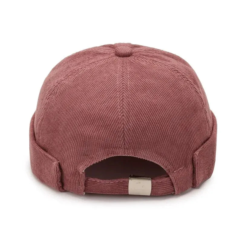 Docker Skull Cap Beanie – Brimless Rolled Cuff Hat for Men & Women