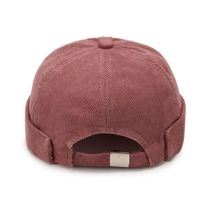 Docker Skull Cap Beanie – Brimless Rolled Cuff Hat for Men & Women