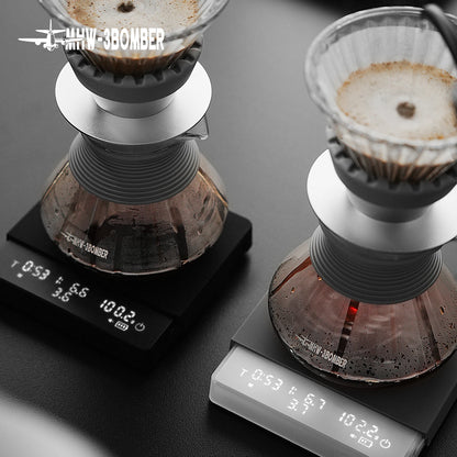 MHW-3BOMBER Digital Coffee Scale with Timer – Rechargeable Espresso Scale