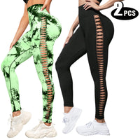 2 pieces Green Black