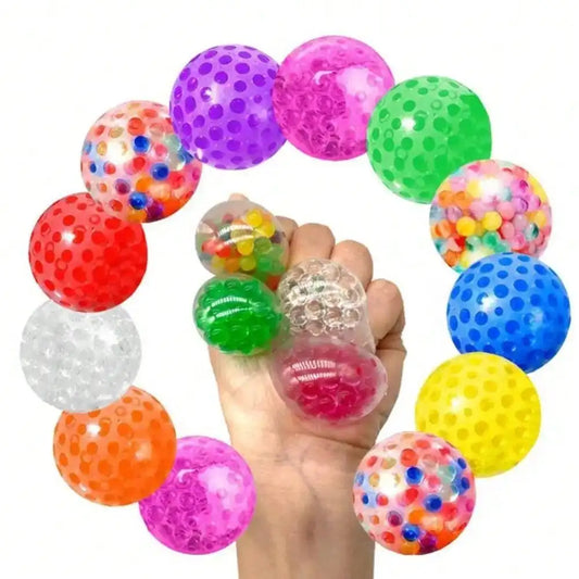 Squishy Stress Balls with Water Beads – Sensory Fidget Toy