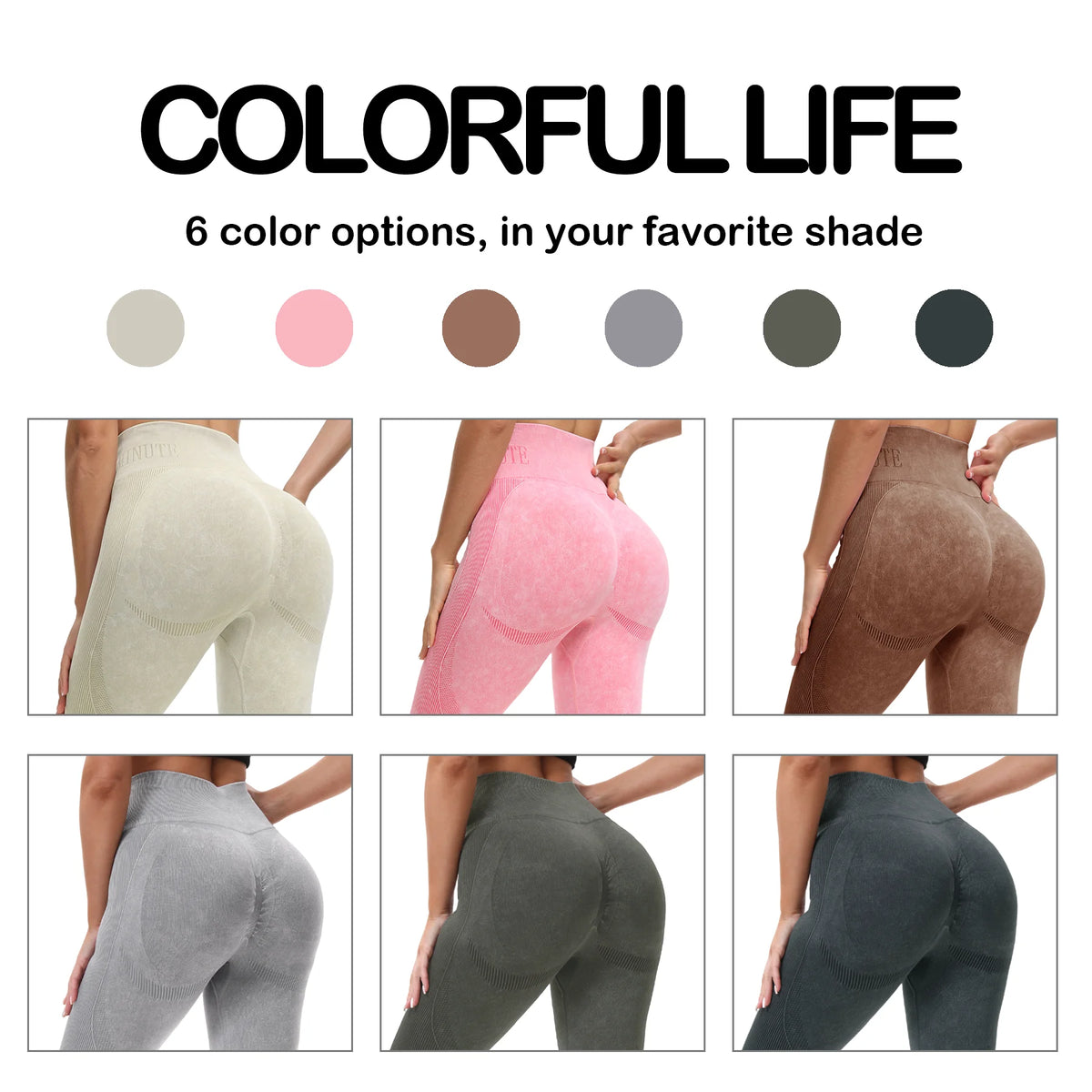 2-Pack High Waist Butt Lifting Yoga Leggings – Side Cutout Lace-Up
