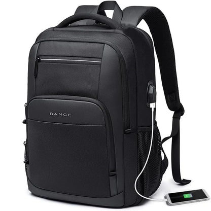 15.6" Laptop Backpack with USB Charging Port - Waterproof Travel Daypack