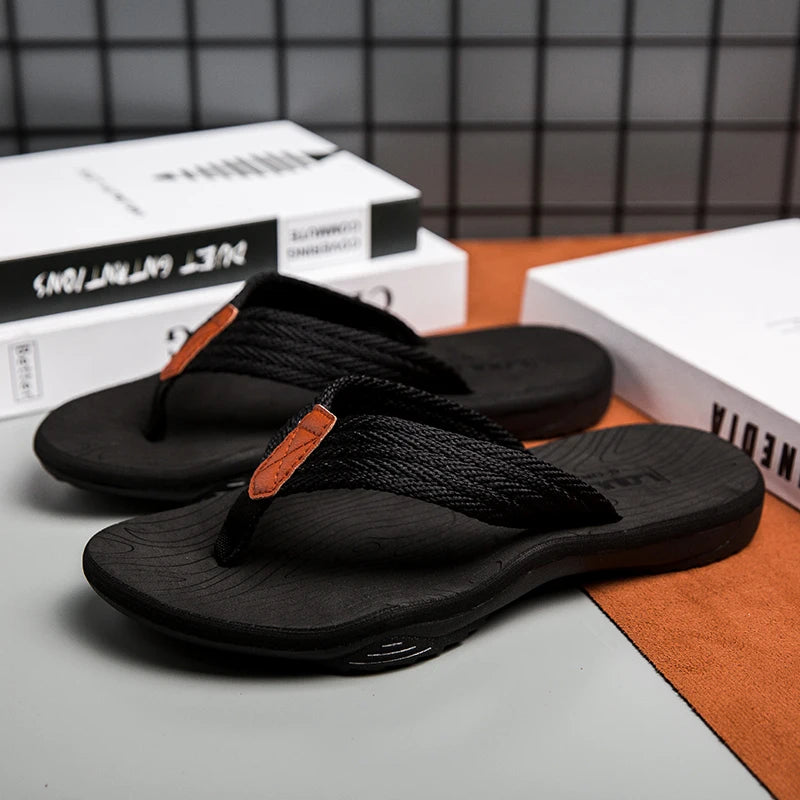 Men's Flip Flops Breathable Casual Slip-On Sandals