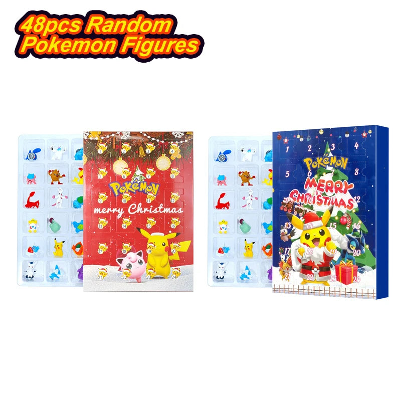 Pokemon Mini Figures Advent Calendar Gift Box – Pikachu & Friends Christmas Toy Set