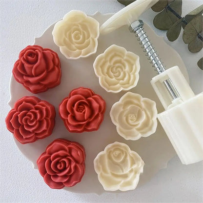 Mooncake Mold Hand Press – DIY Pastry & Mung Bean Cake Stamp