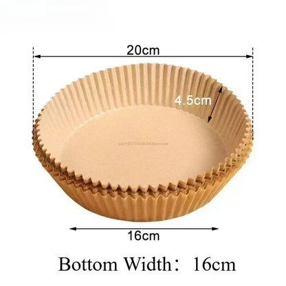 Air Fryer Disposable Parchment Paper Liners – Nonstick Baking Mats
