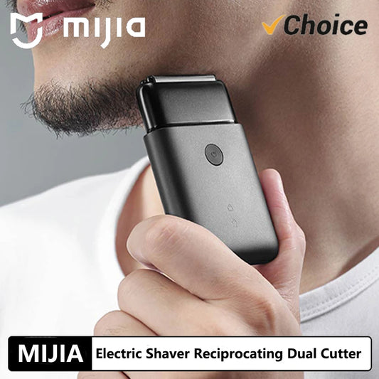 Mijia Electric Shaver – Dual Blade, Waterproof, Portable & Rechargeable