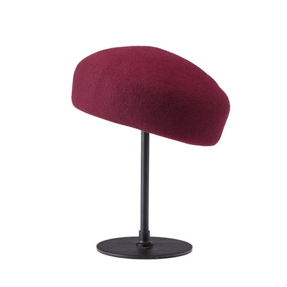 Women's Wool Felt Beret Hat – Dome, Pillbox & Fascinator Styles