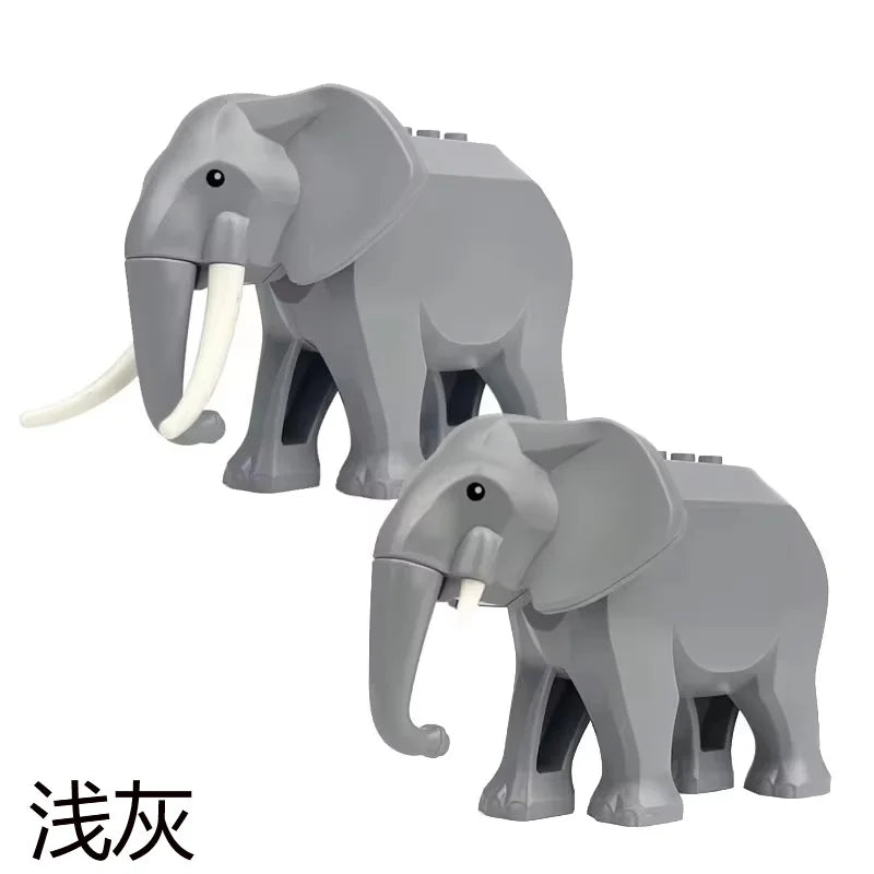 Animal Building Block Mini Figures – MOC Zoo & Farm Creatures Set for Kids