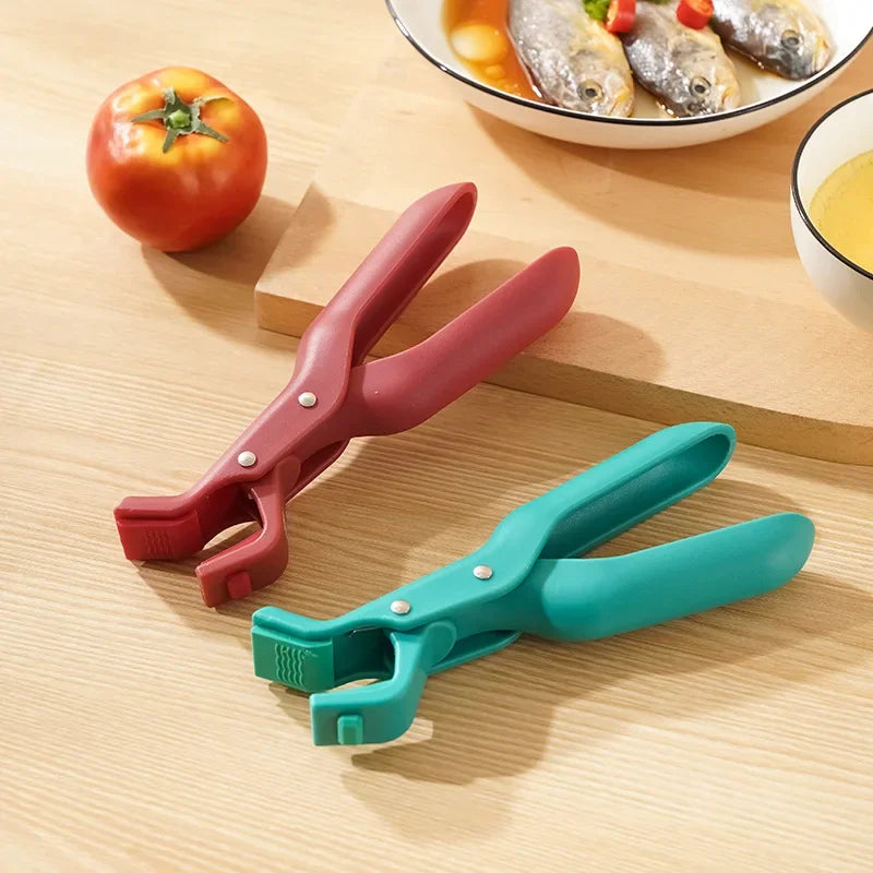 Anti-Scald Bowl Gripper Clip – Non-Slip Plate & Dish Retriever Tongs