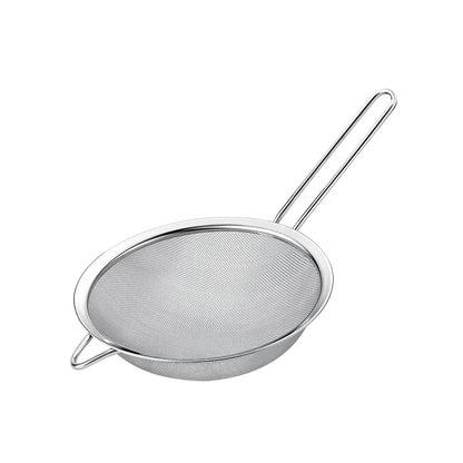 Stainless Steel Fine Mesh Strainer – Sieve & Sifter for Kitchen