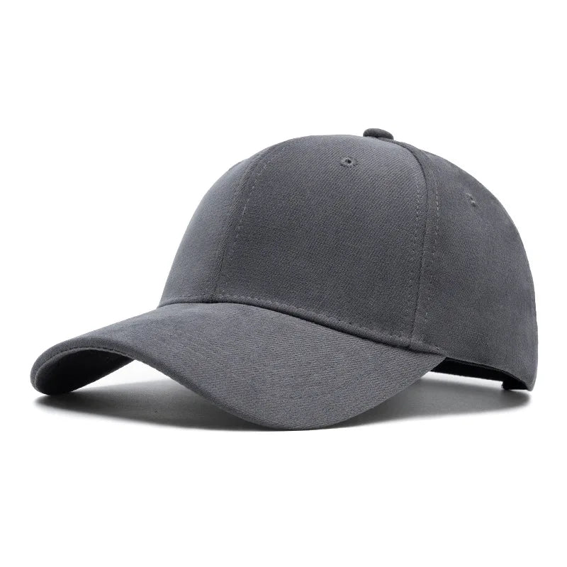Unisex Adjustable Baseball Cap – Solid Retro Snapback Hat for Men & Women