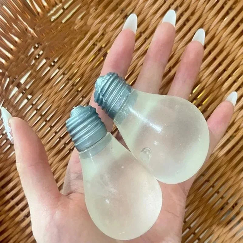 Squishy Light Bulb Squeeze Toy – Slow Rebound Stress Relief Fidget