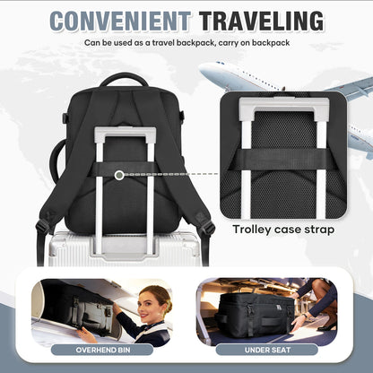 Cabin Backpack 40x30x20 with Laptop Compartment for Business Travel