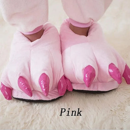Animal Paw Slippers Funny Novelty Indoor Shoes for Women Men Kids