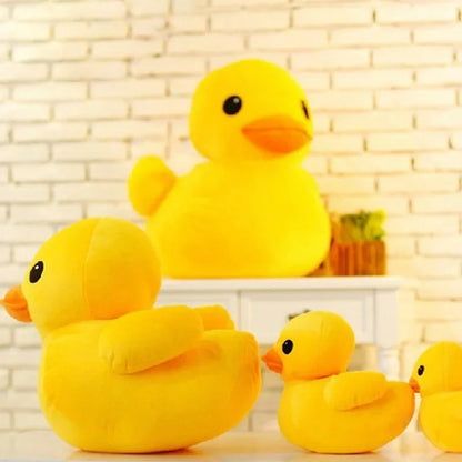Yellow Duck Plush Toy – Kawaii Soft Stuffed Animal for Kids