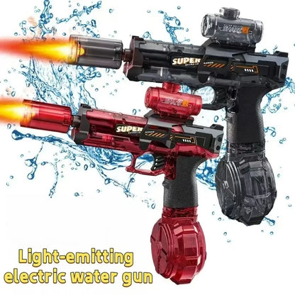 Electric Water Gun – High-Speed Shooting with Light & Flame Effect