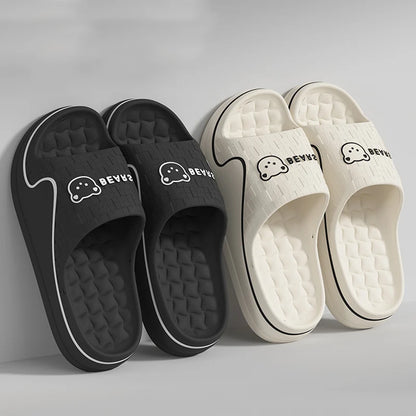 Cute Bear EVA Slide Slippers – Non-Slip Soft Sole for Women