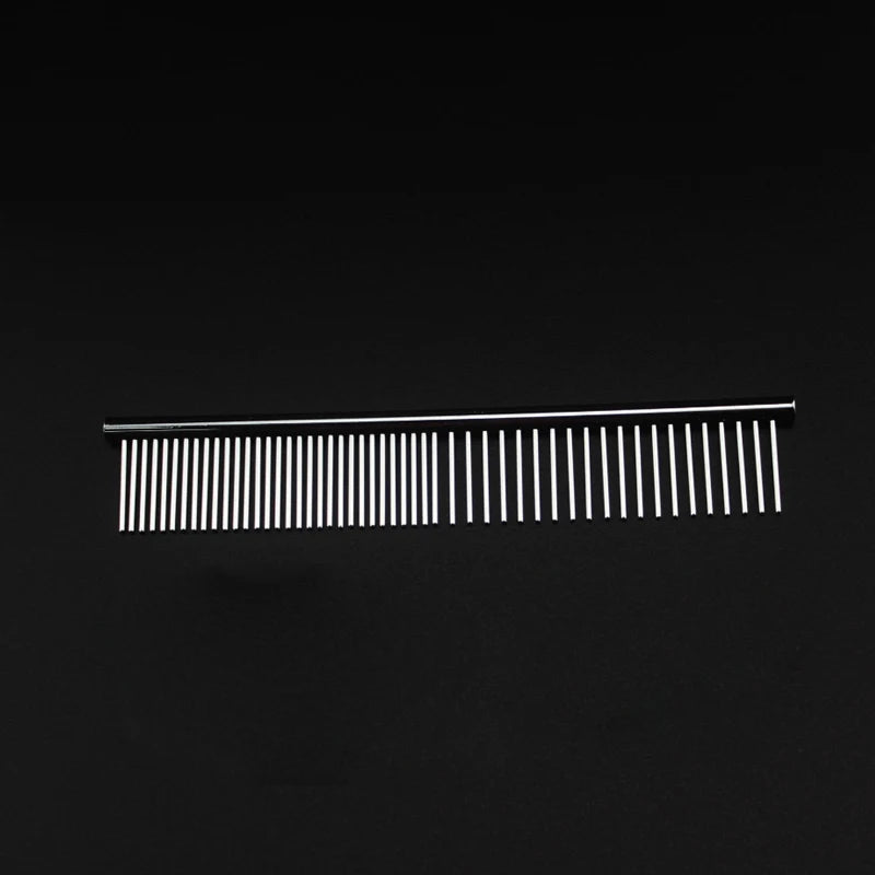 Stainless Steel Dog Grooming Comb for Long & Thick Hair