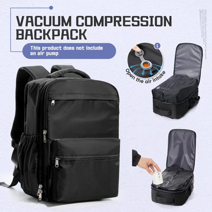Vacuum Compression Cabin Backpack 40x30x20 with Laptop Sleeve