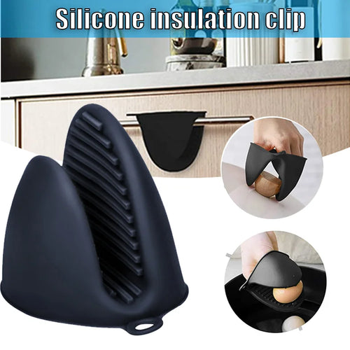 Silicone Oven Mitts 2pcs – Heat-Resistant Pot Holder Clips