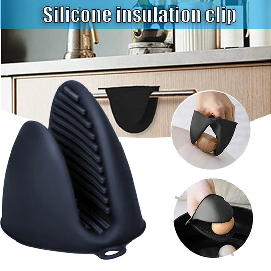 Silicone Oven Mitts 2pcs – Heat-Resistant Pot Holder Clips