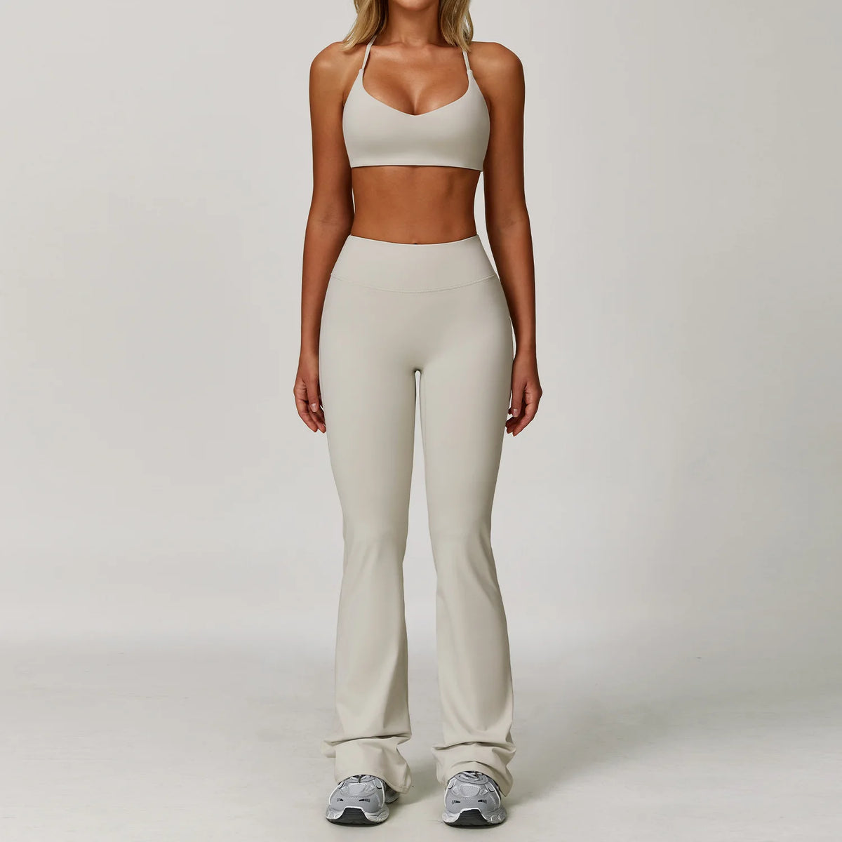 Women's Yoga Set 2-3 Piece Workout Tracksuit with Sports Bra
