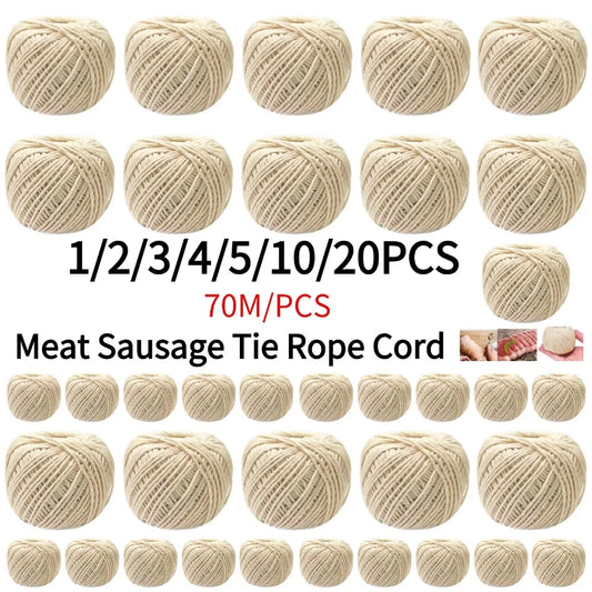 Butcher's Cotton Twine – Food-Safe Cooking String for Trussing & Roasting