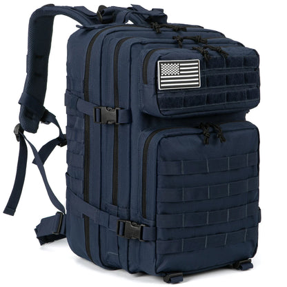 45L Tactical Backpack MOLLE Military Assault Pack for Hiking & Camping