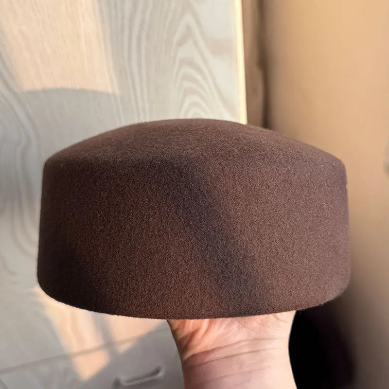 Women's Wool Felt Beret Hat – Dome, Pillbox & Fascinator Styles