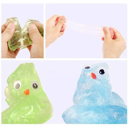 Crystal Clear Thinking Putty – Stress Relief Slime Tin
