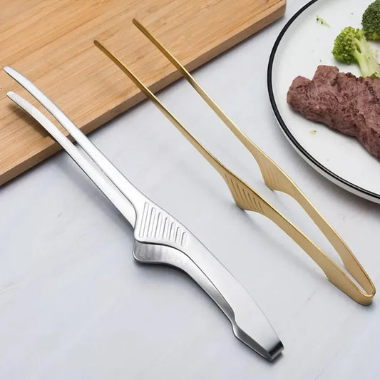 Stainless Steel Kitchen Tweezers Tongs – Precision Cooking & BBQ