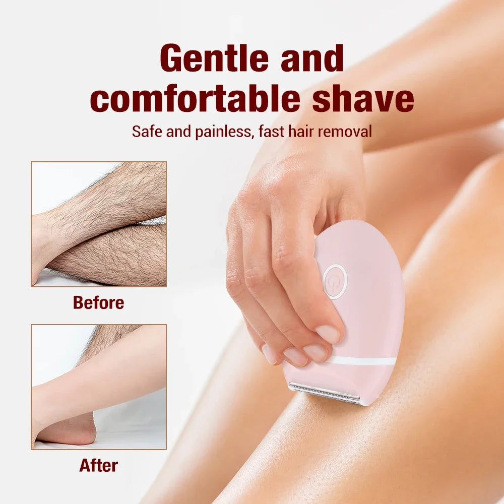 Women's Electric Shaver Mini Portable Rechargeable Hair Remover