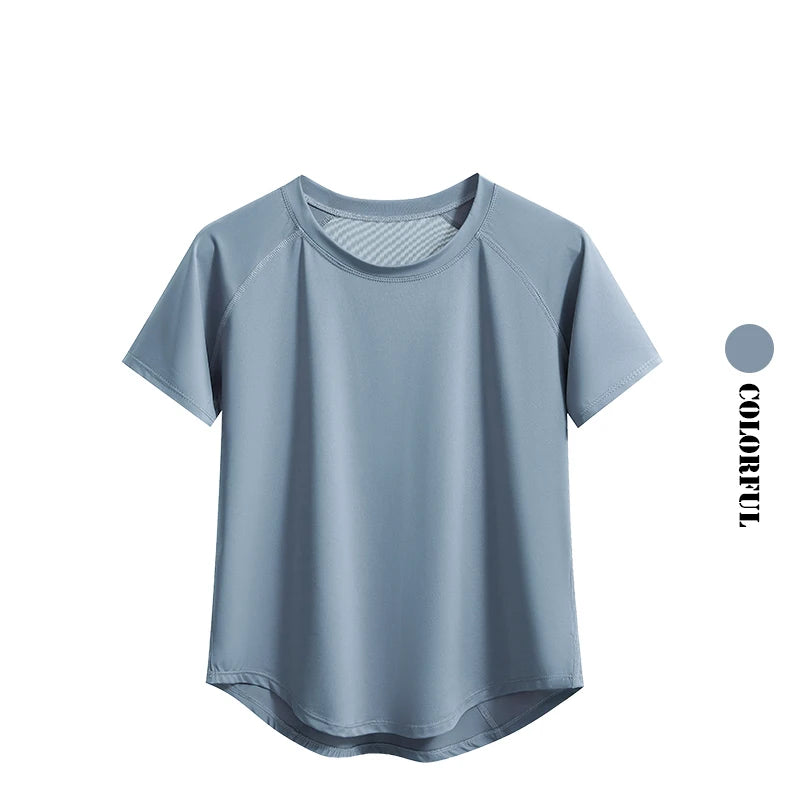 Women's Quick-Dry Short Sleeve Workout T-Shirt