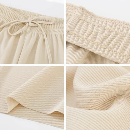 Women's Wide Leg Ice Silk Pants – Casual Summer Trousers