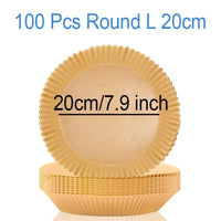 100 Pcs Round L7.9in